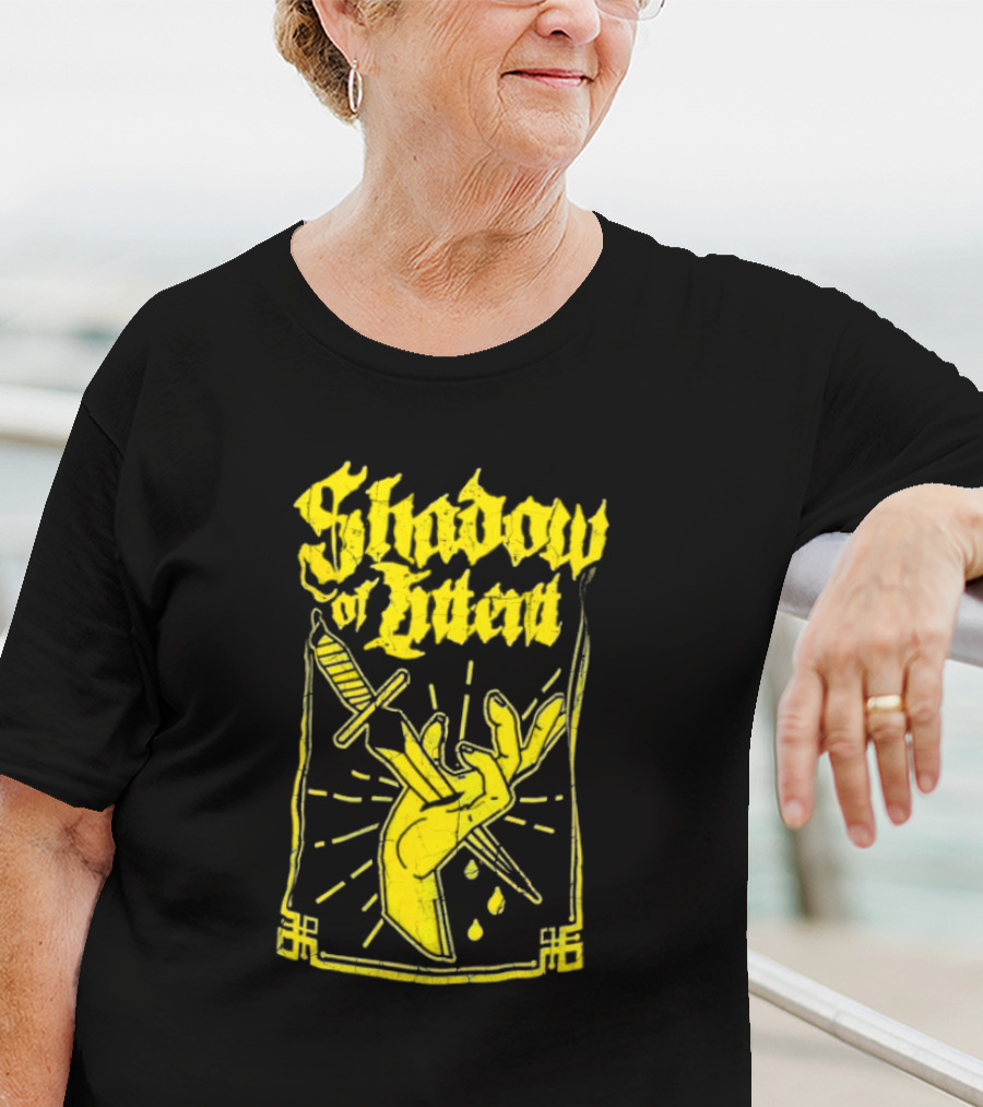 Shadow Of Intent Dagger Aura And Hand Motif T-Shirt