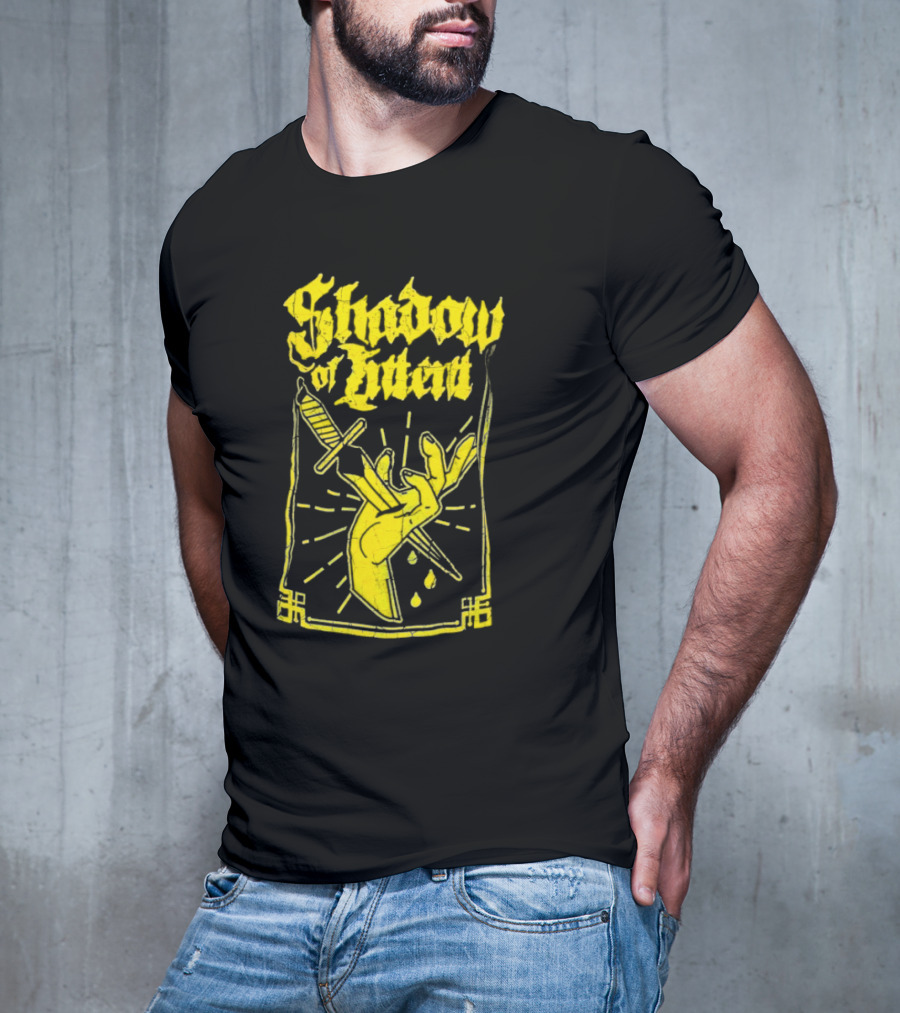 Shadow Of Intent Dagger Aura And Hand Motif T-Shirt