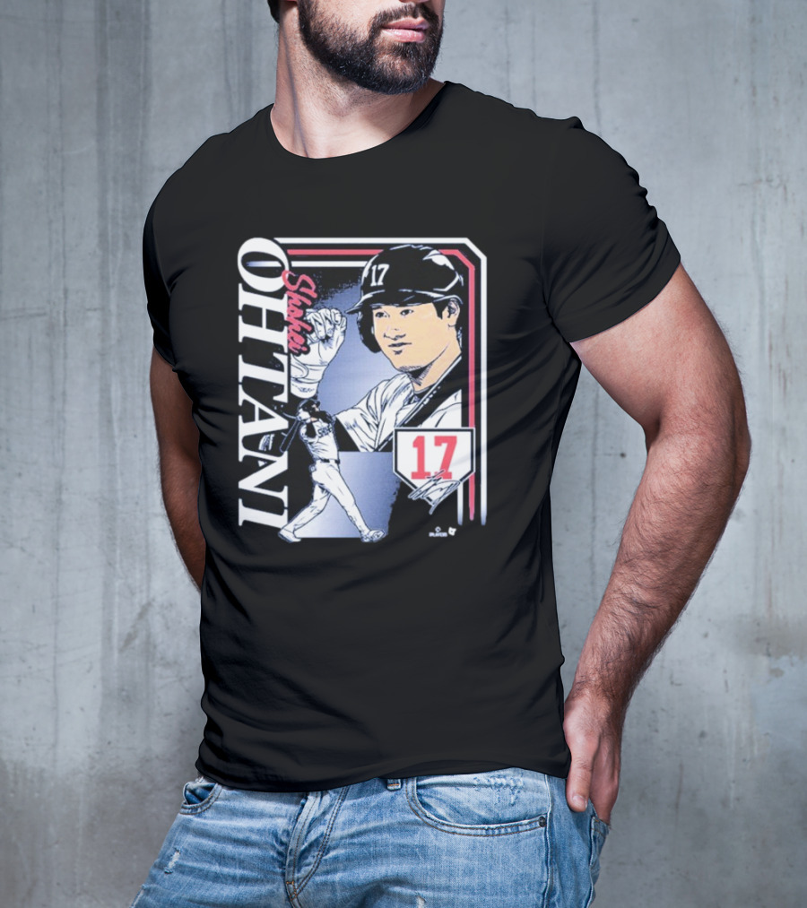 Shohei Ohtani #17 Signature Collage Los Angeles Dodgers T-Shirt