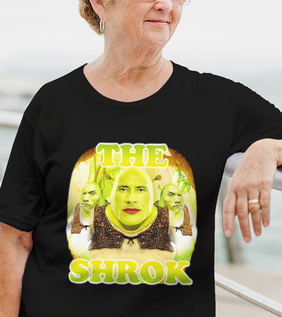 THE SHROK Shrek Parody Featuring Iconic Imagery T-Shirt