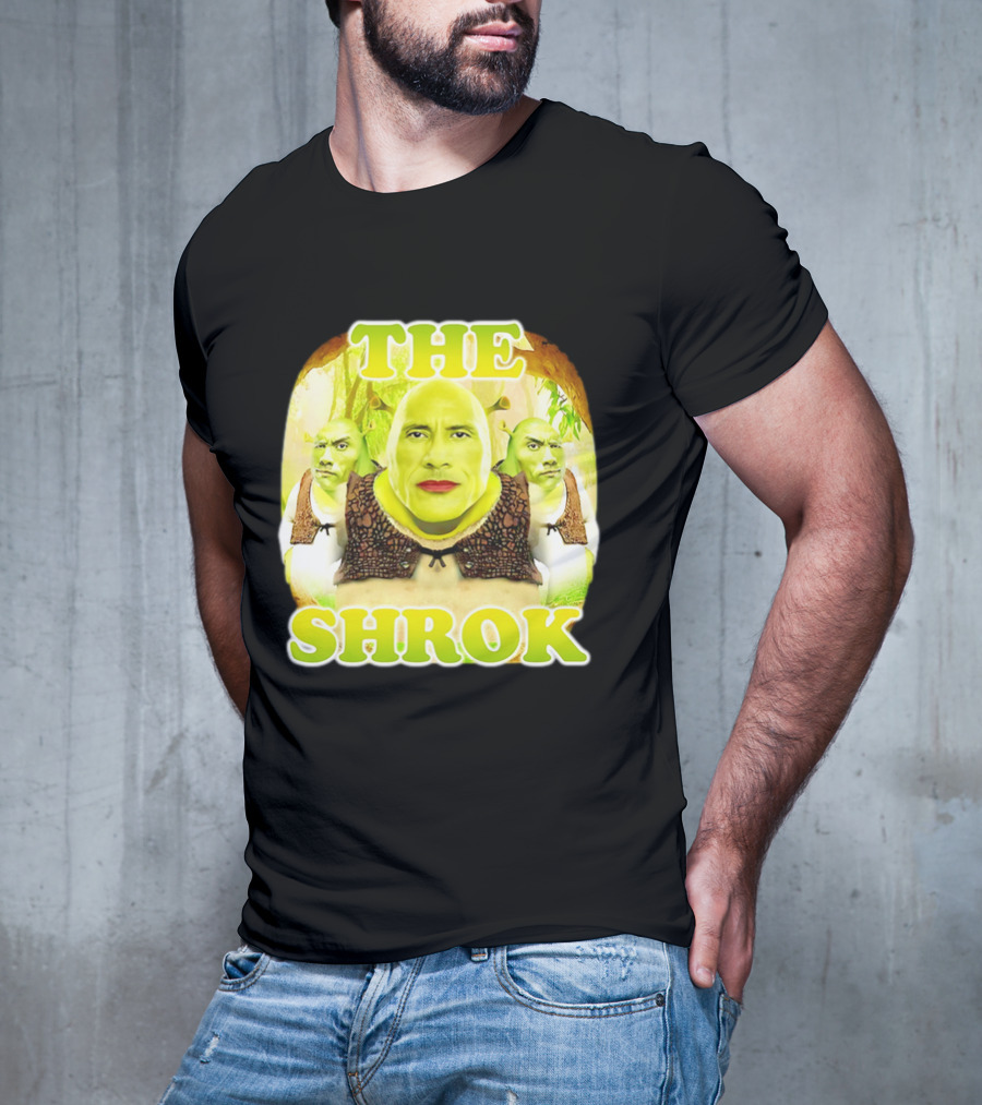 THE SHROK Shrek Parody Featuring Iconic Imagery T-Shirt