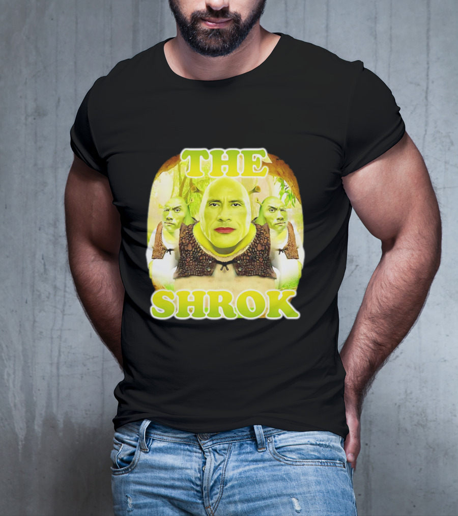 THE SHROK Shrek Parody Featuring Iconic Imagery T-Shirt