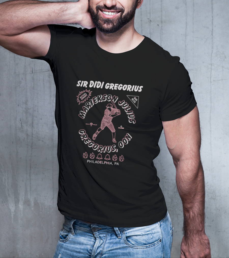 Sir Didi Gregorius Mariekson Julius Gregorius OON Philadelphia PA Baseball Player T-Shirt