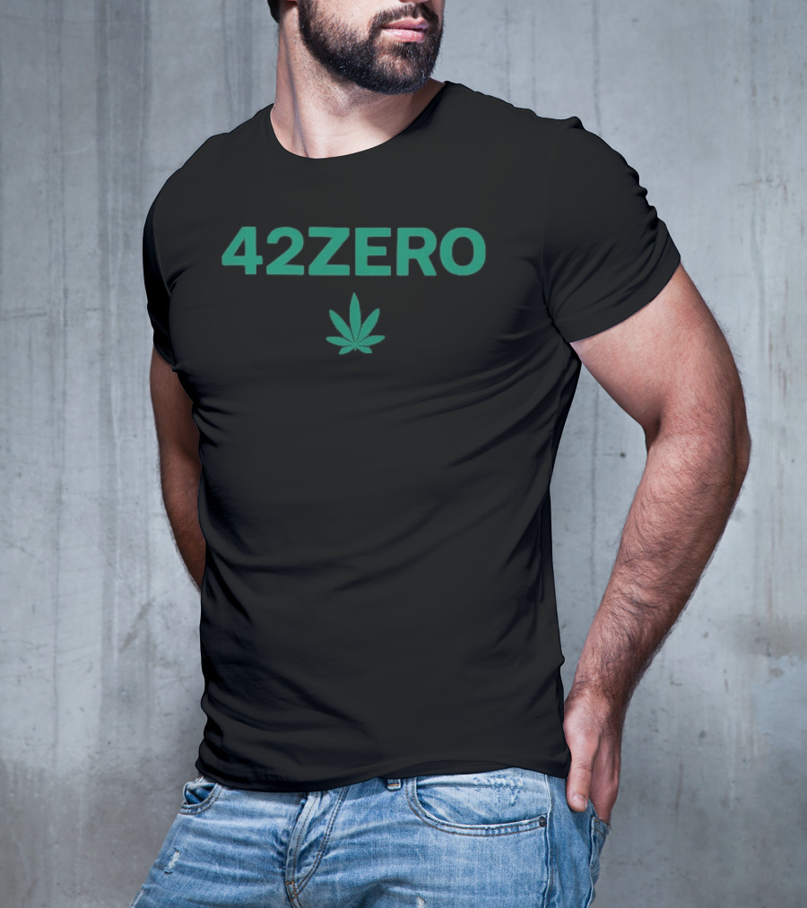 Smashing Pumpkins 42Zero 420 Marijuana Leaf Design T-Shirt