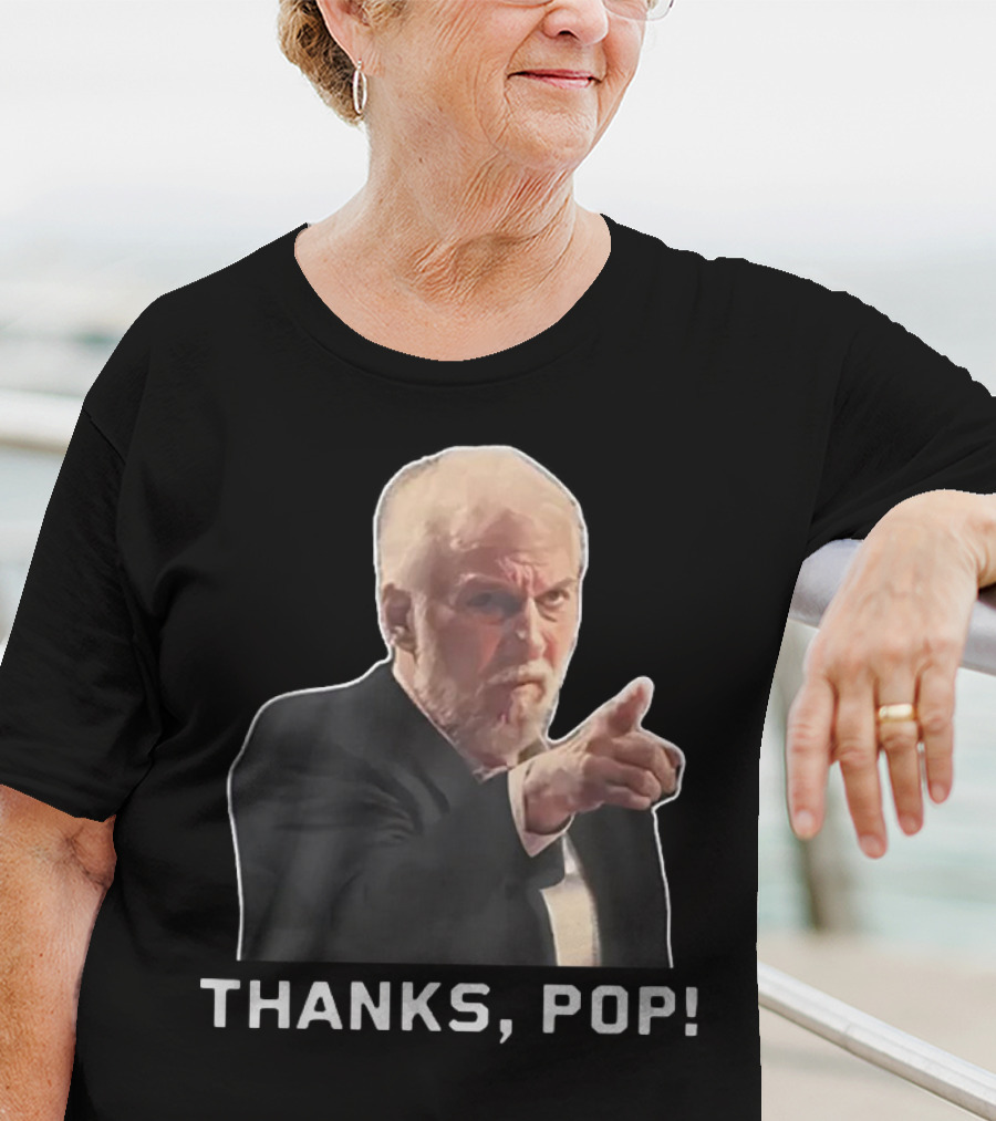 Steve Kerr Gregg Popovich Thanks Pop Pointing Gesture T-Shirt