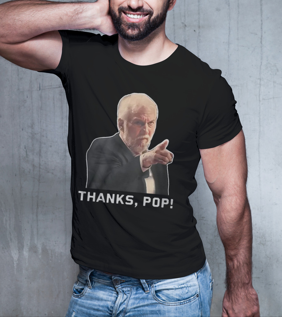 Steve Kerr Gregg Popovich Thanks Pop Pointing Gesture T-Shirt