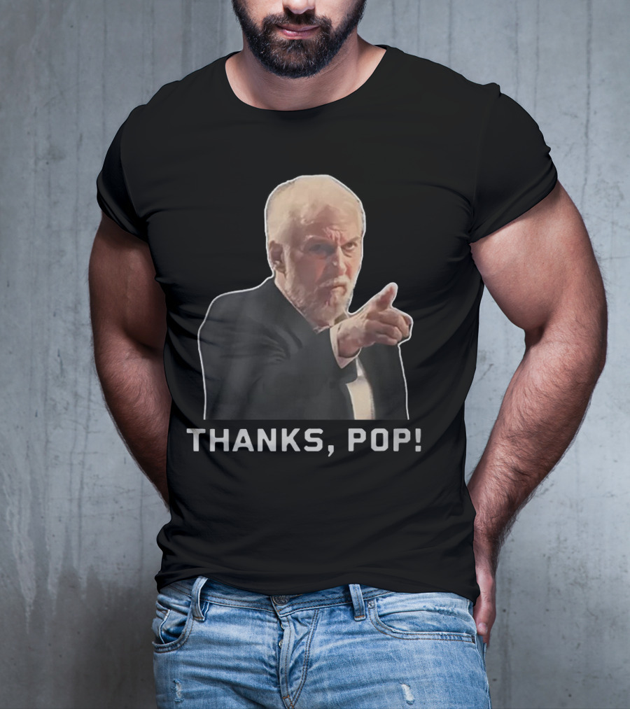 Steve Kerr Gregg Popovich Thanks Pop Pointing Gesture T-Shirt