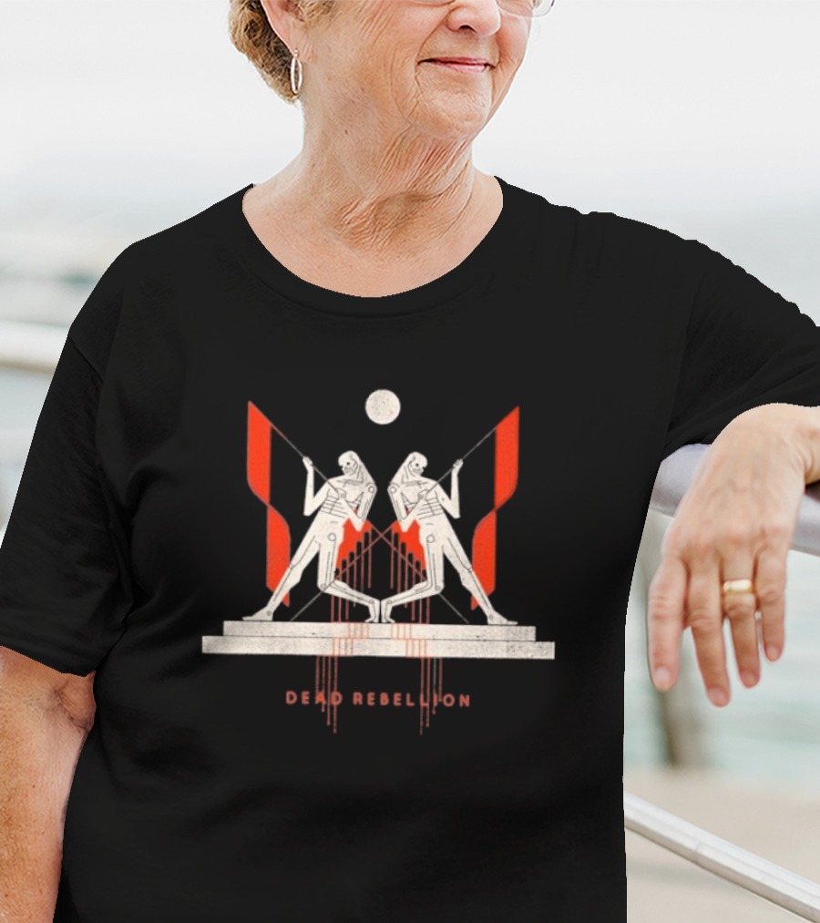 Dead Rebellion Strung Out Mirror Dueling Figures T-Shirt