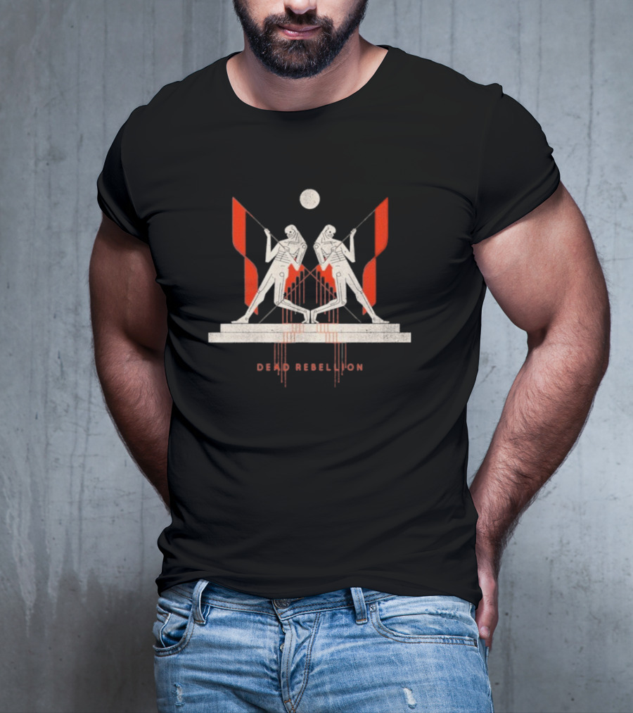 Dead Rebellion Strung Out Mirror Dueling Figures T-Shirt