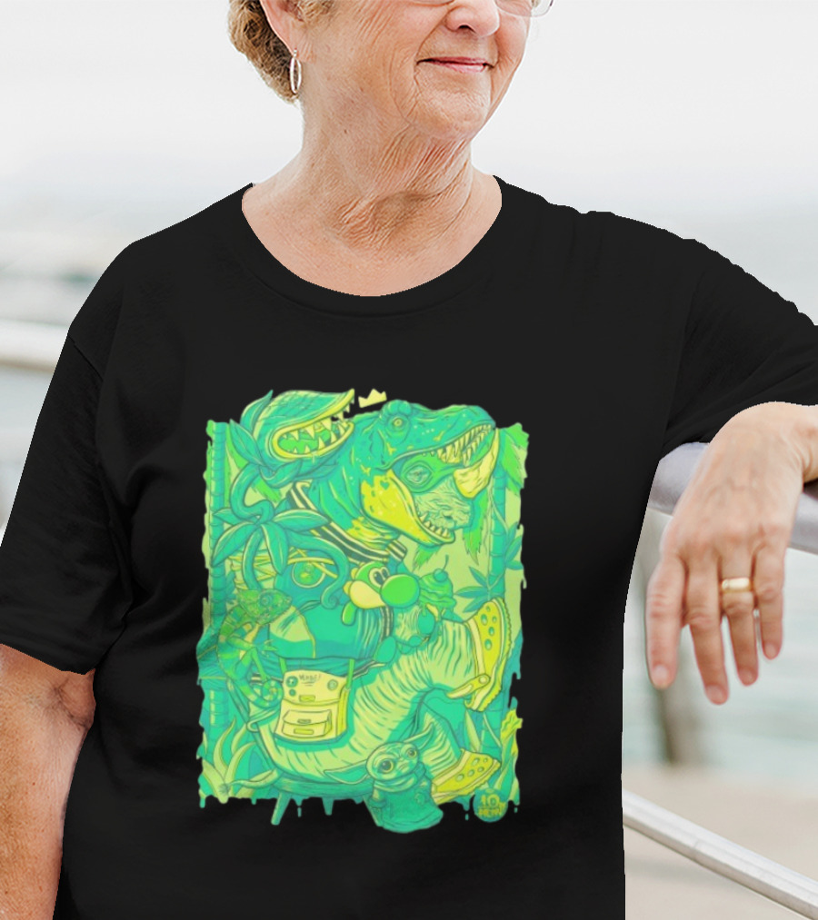 Ten Hundred Green Rhino 10 Hun Adventure T-Shirt