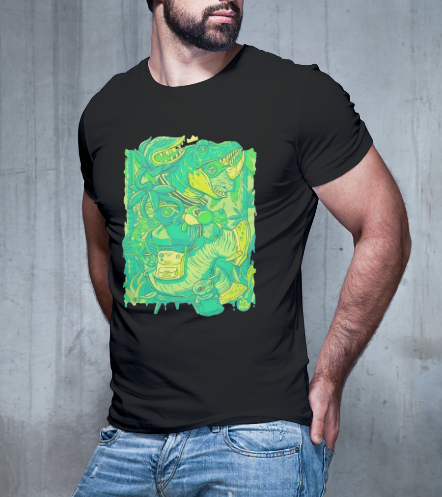 Ten Hundred Green Rhino 10 Hun Adventure T-Shirt