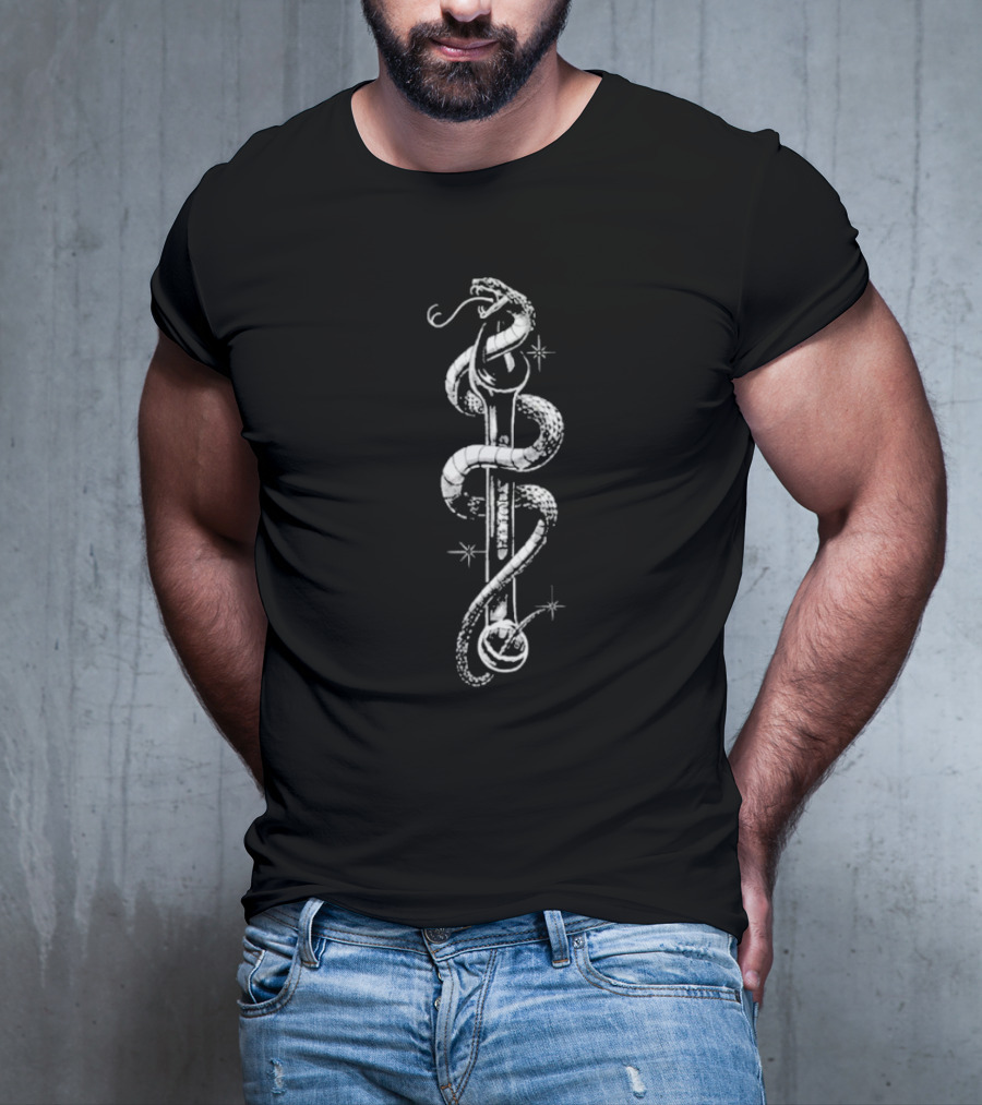Aston Martin Aramco F1 Dom Dolla Snake Sword Collaboration T-Shirt