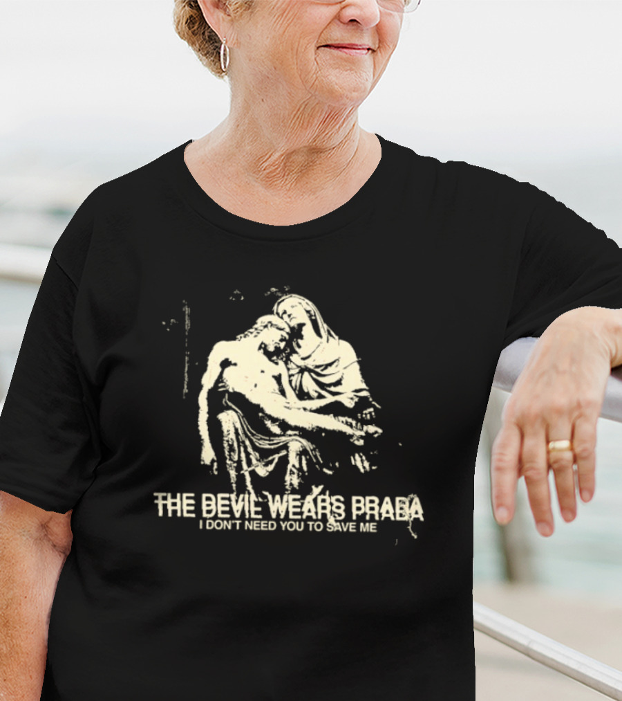 The Devil Wears Prada I Don’t Need You To Save Me Madonna And Child Imagery T-Shirt