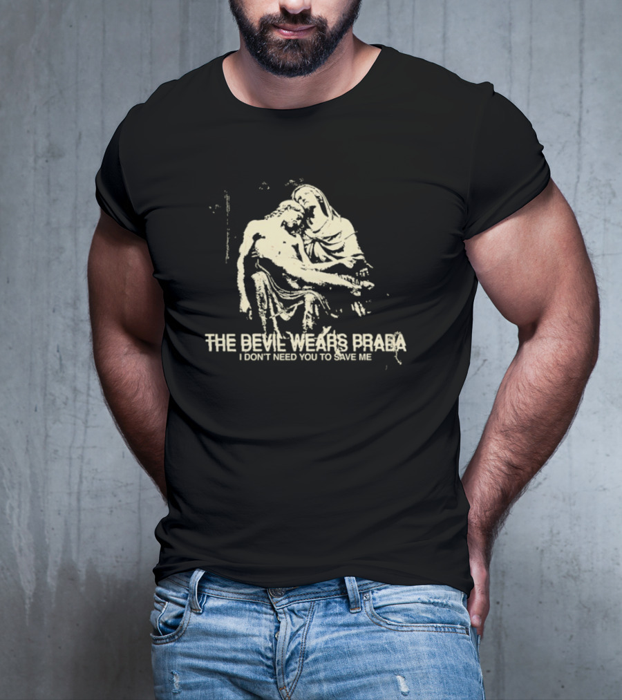 The Devil Wears Prada I Don’t Need You To Save Me Madonna And Child Imagery T-Shirt