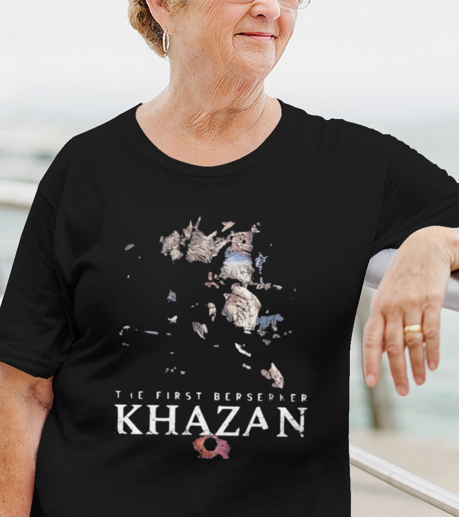 The First Berserker Khazan Fragmented Stone Mosaic Style T-Shirt
