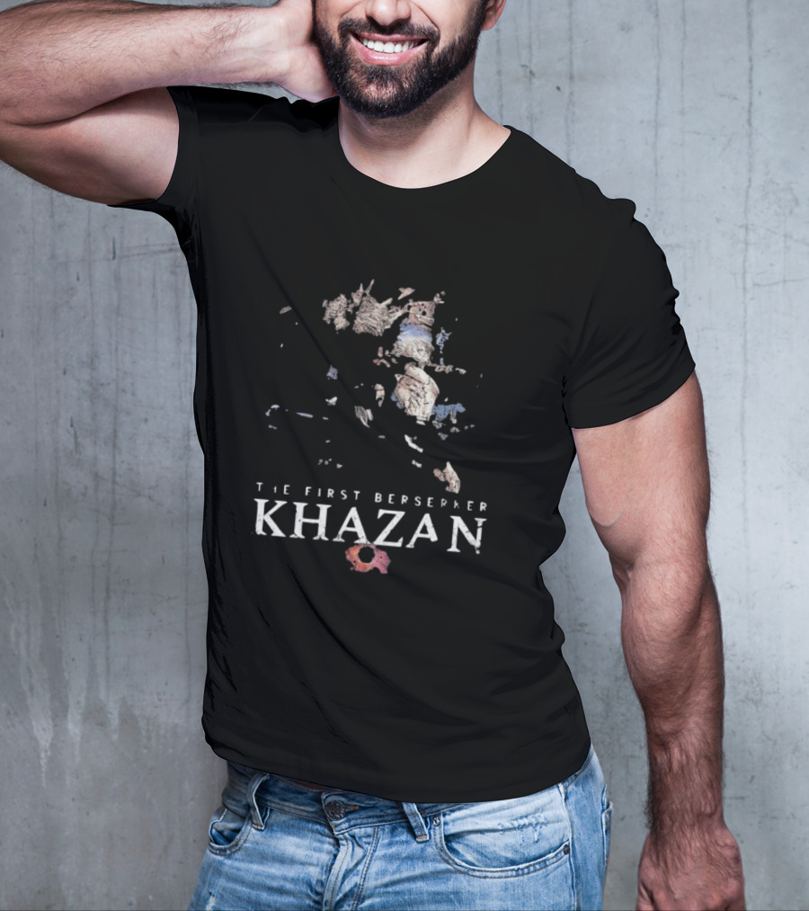 The First Berserker Khazan Fragmented Stone Mosaic Style T-Shirt