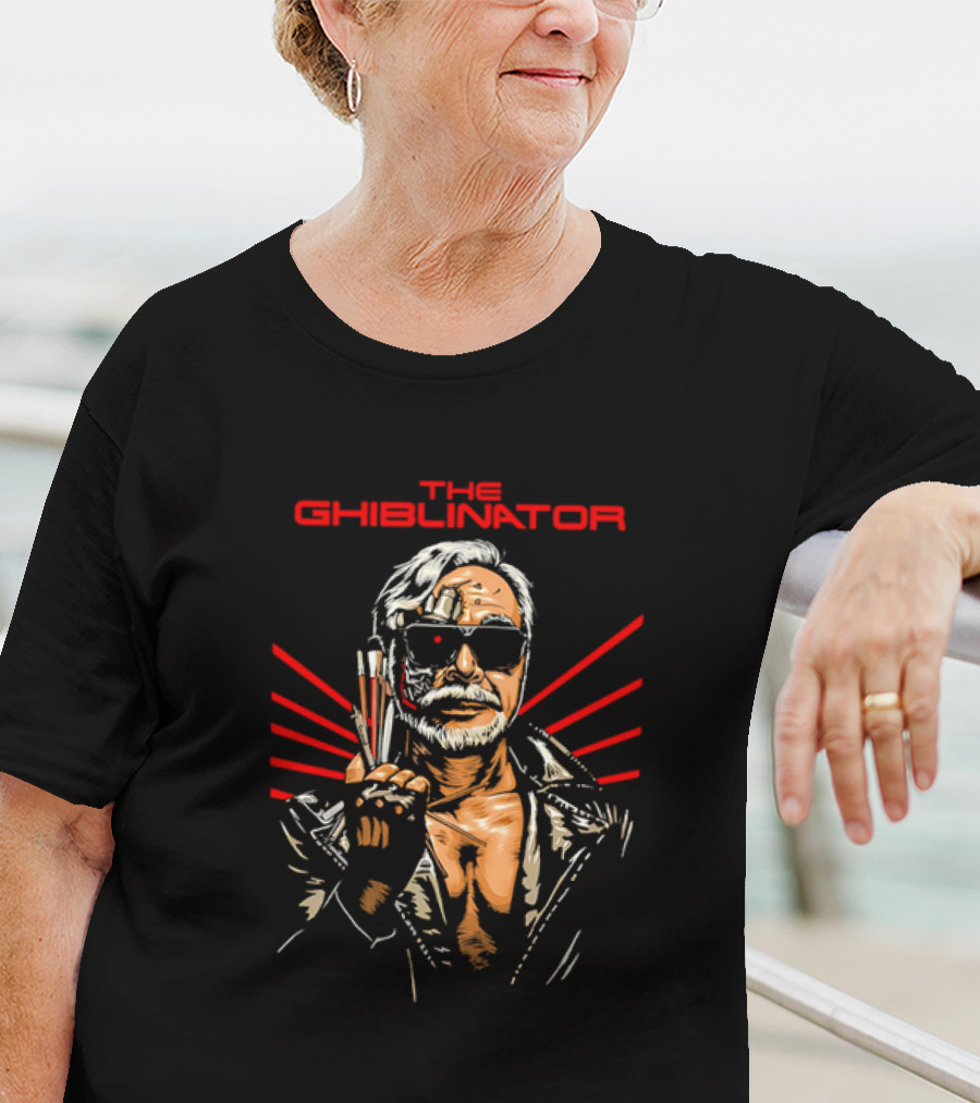 The Ghiblinator Parody Red Sunglasses Character T-Shirt