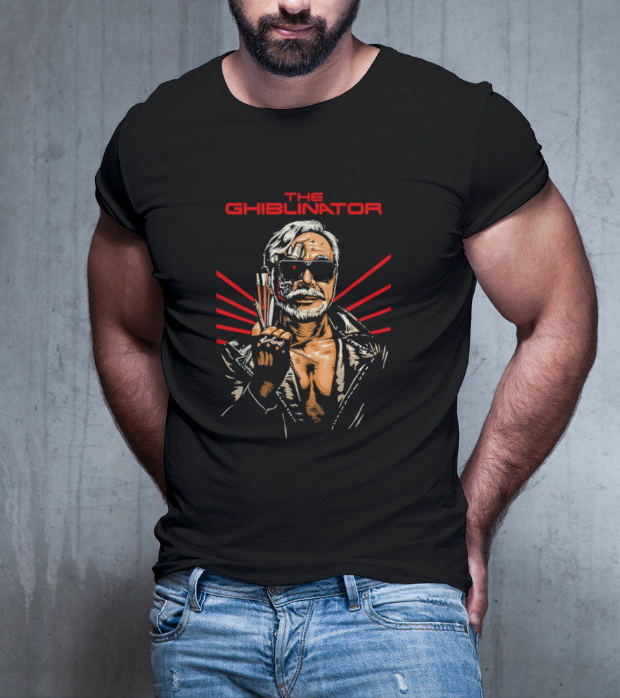 The Ghiblinator Parody Red Sunglasses Character T-Shirt