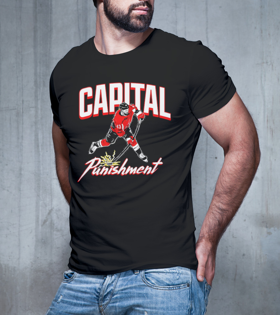 Tom Wilson Capital Punishment Washington Capitals Hockey T-Shirt