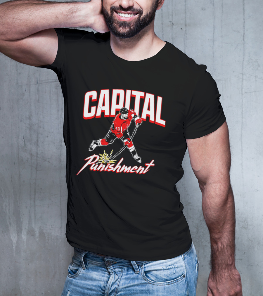Tom Wilson Capital Punishment Washington Capitals Hockey T-Shirt