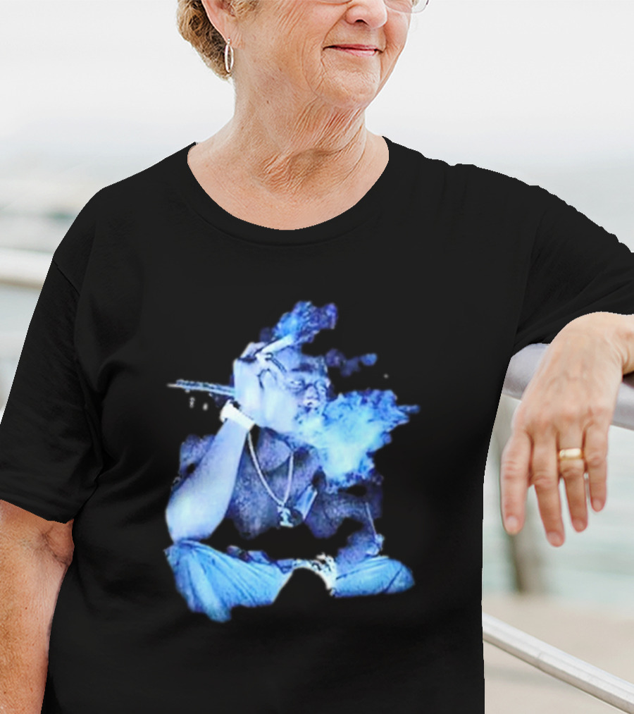 Tupac Shakur 2Pac Remember Me Smoke Album Cover Imagery T-Shirt