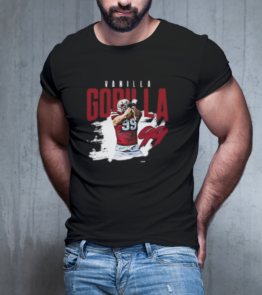 Vanilla Gorilla 99 Football Player T-Shirt