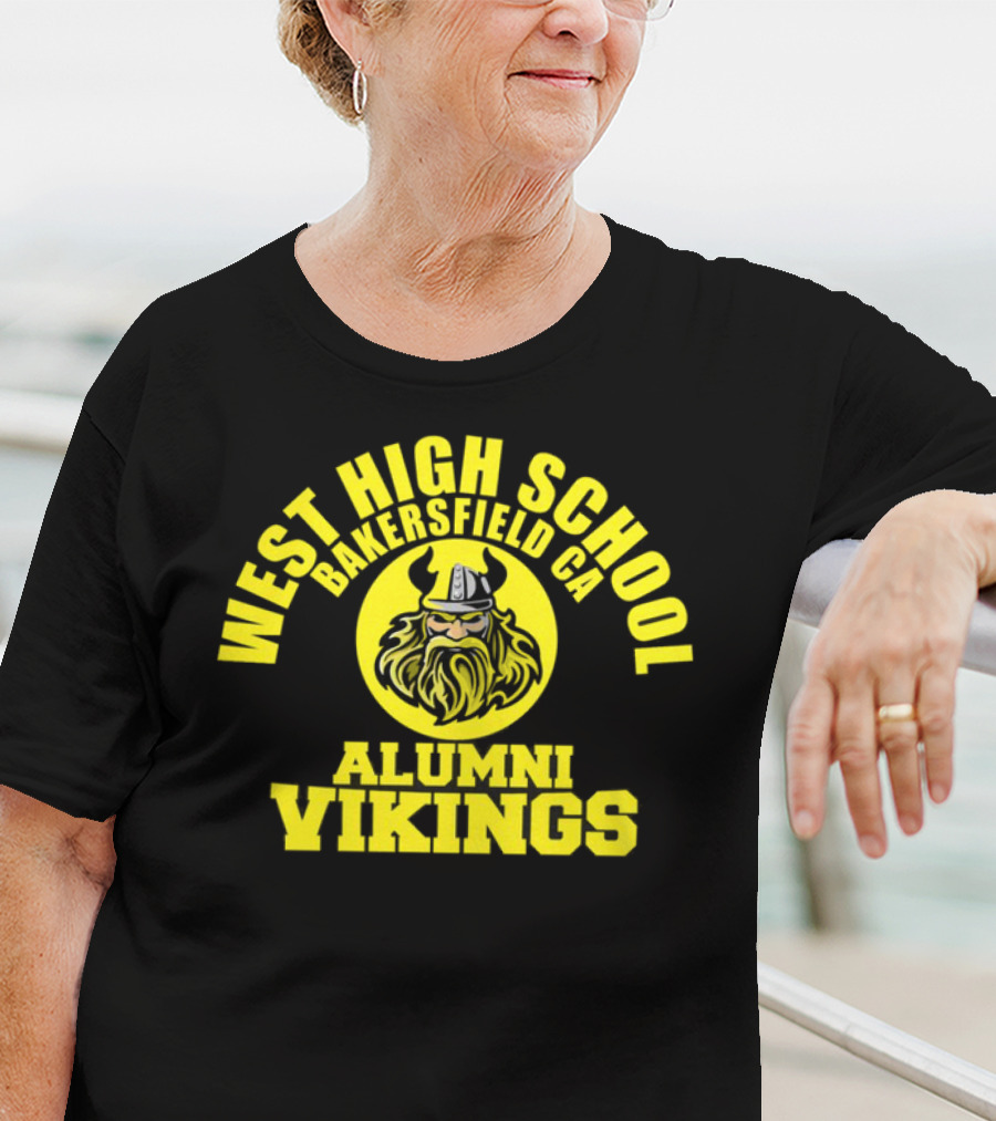 West High School Bakersfield CA Alumni Vikings T-Shirt