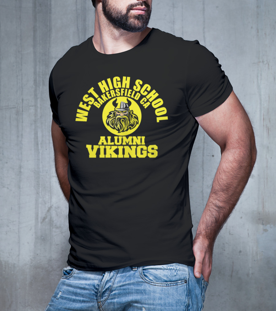 West High School Bakersfield CA Alumni Vikings T-Shirt