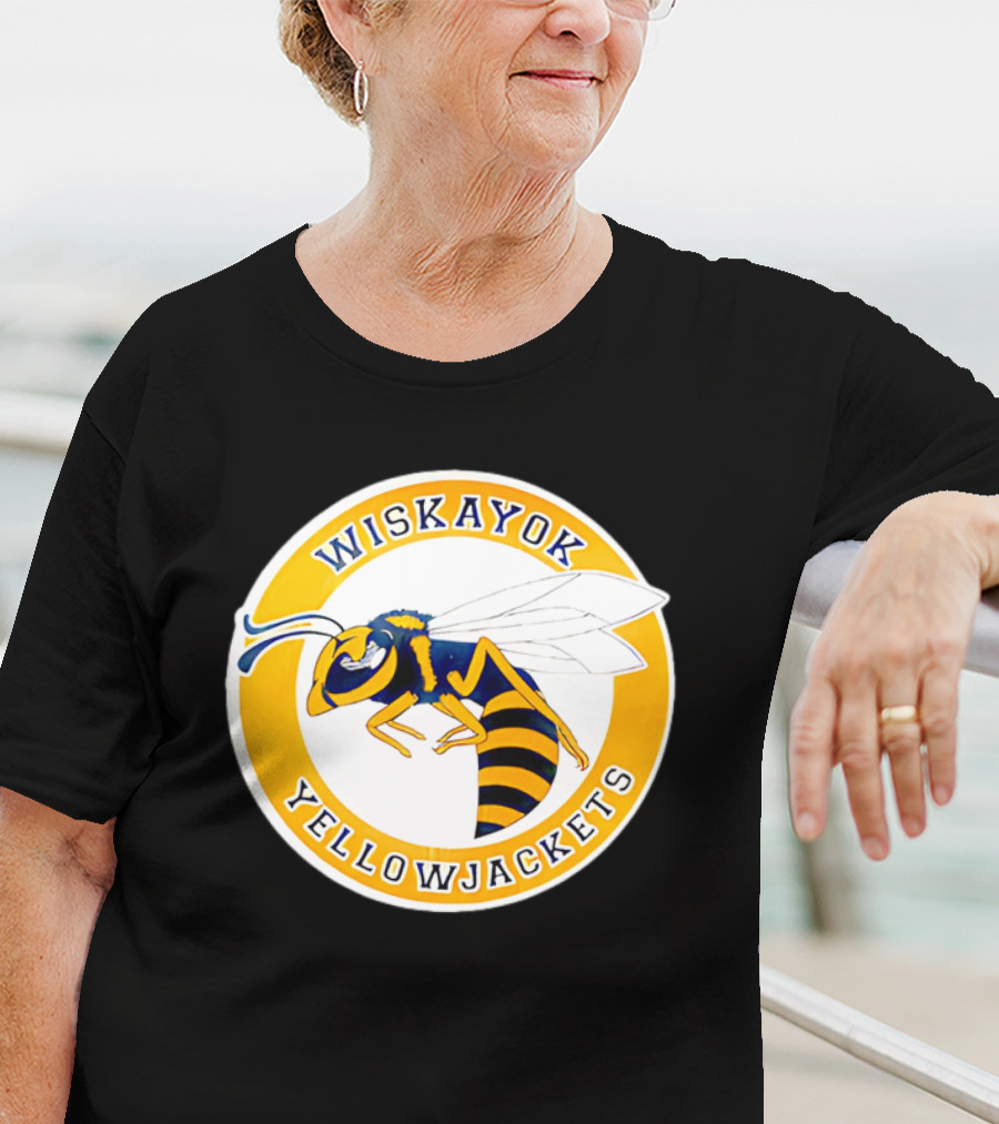 Wiskayok Yellowjackets Buzzing Insect Emblem T-Shirt