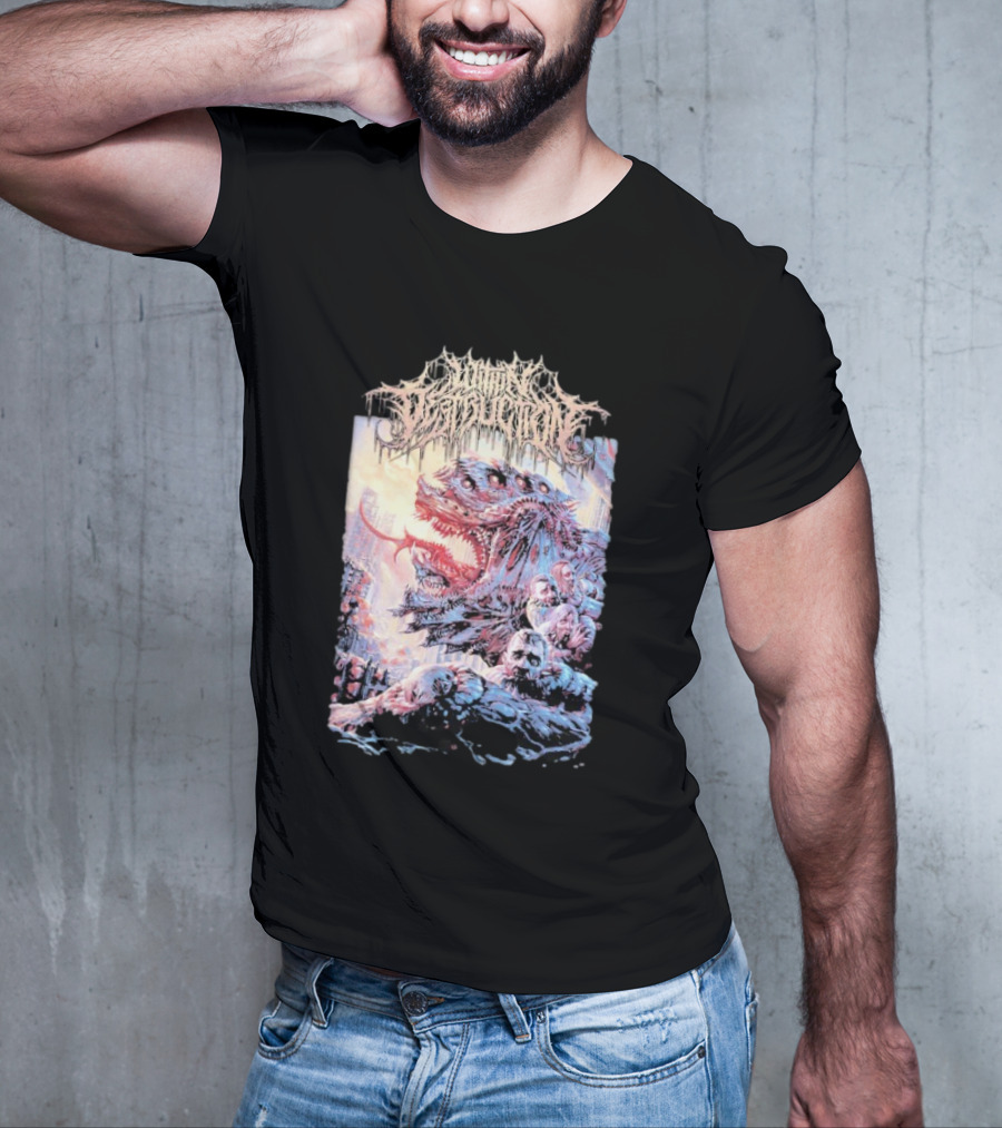 Within Destruction Deathwish Monster Art With Gory Details T-Shirt