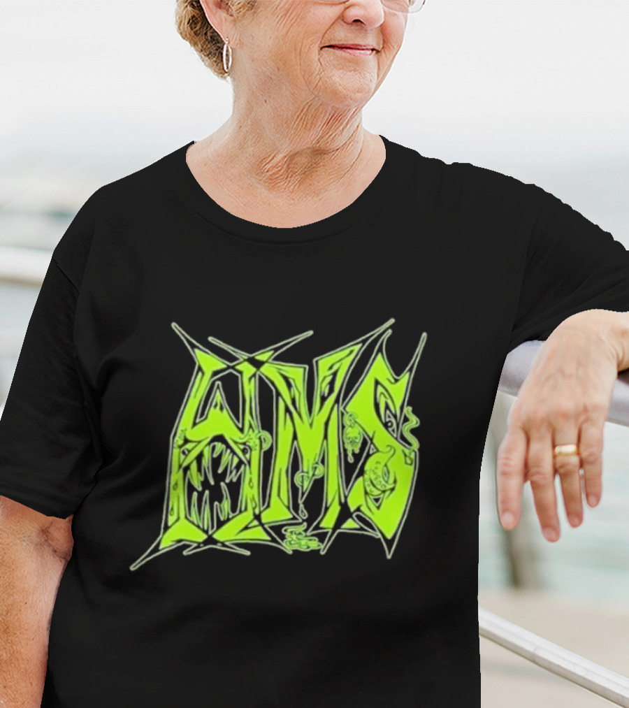 H.M.S Wolfsbane Atomic Themed Text With Monster Elements T-Shirt