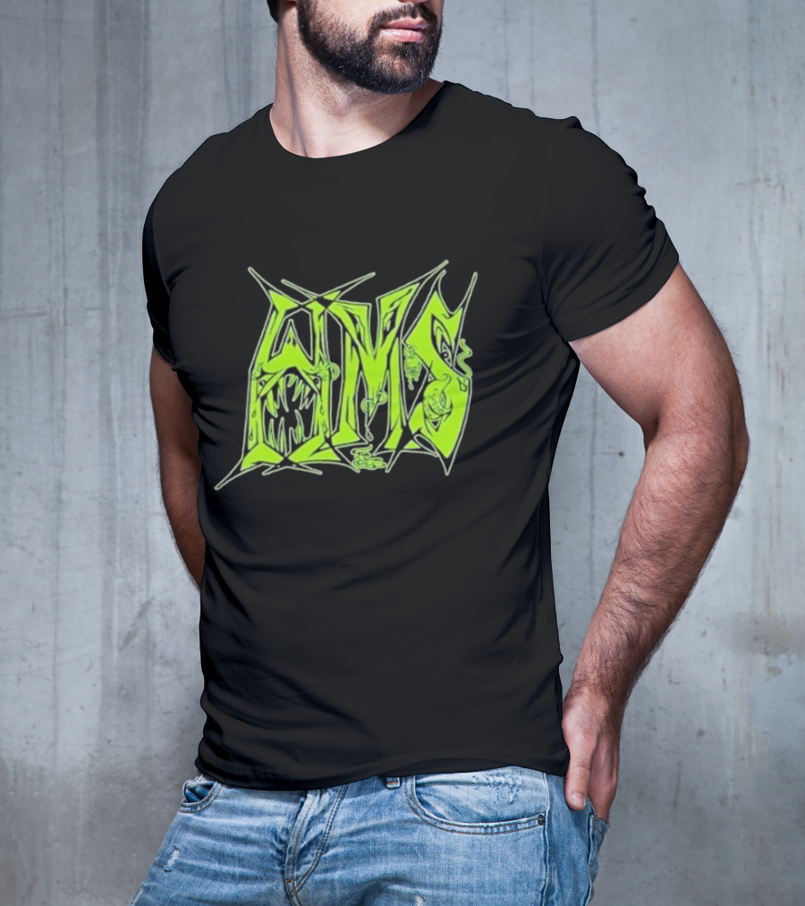 H.M.S Wolfsbane Atomic Themed Text With Monster Elements T-Shirt