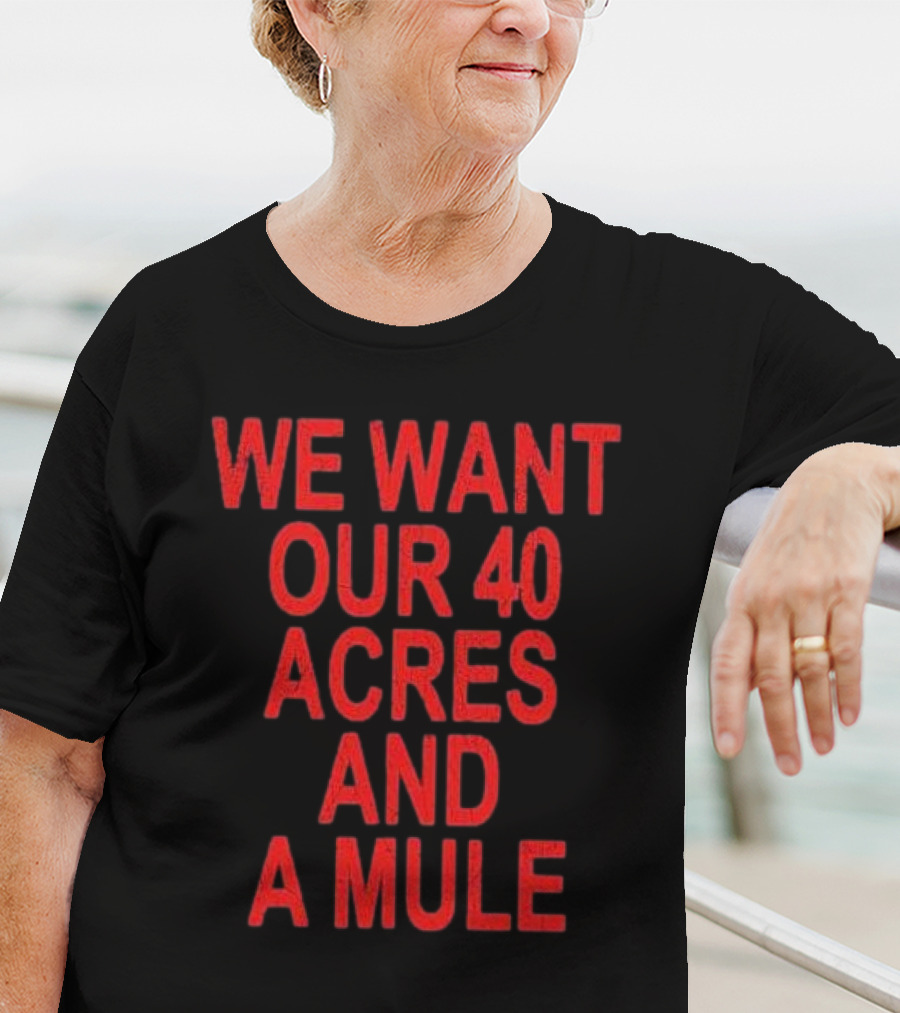 Spike Lee We Want Our 40 Acres And A Mule T-Shirt