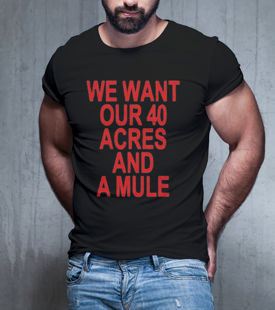 Spike Lee We Want Our 40 Acres And A Mule T-Shirt