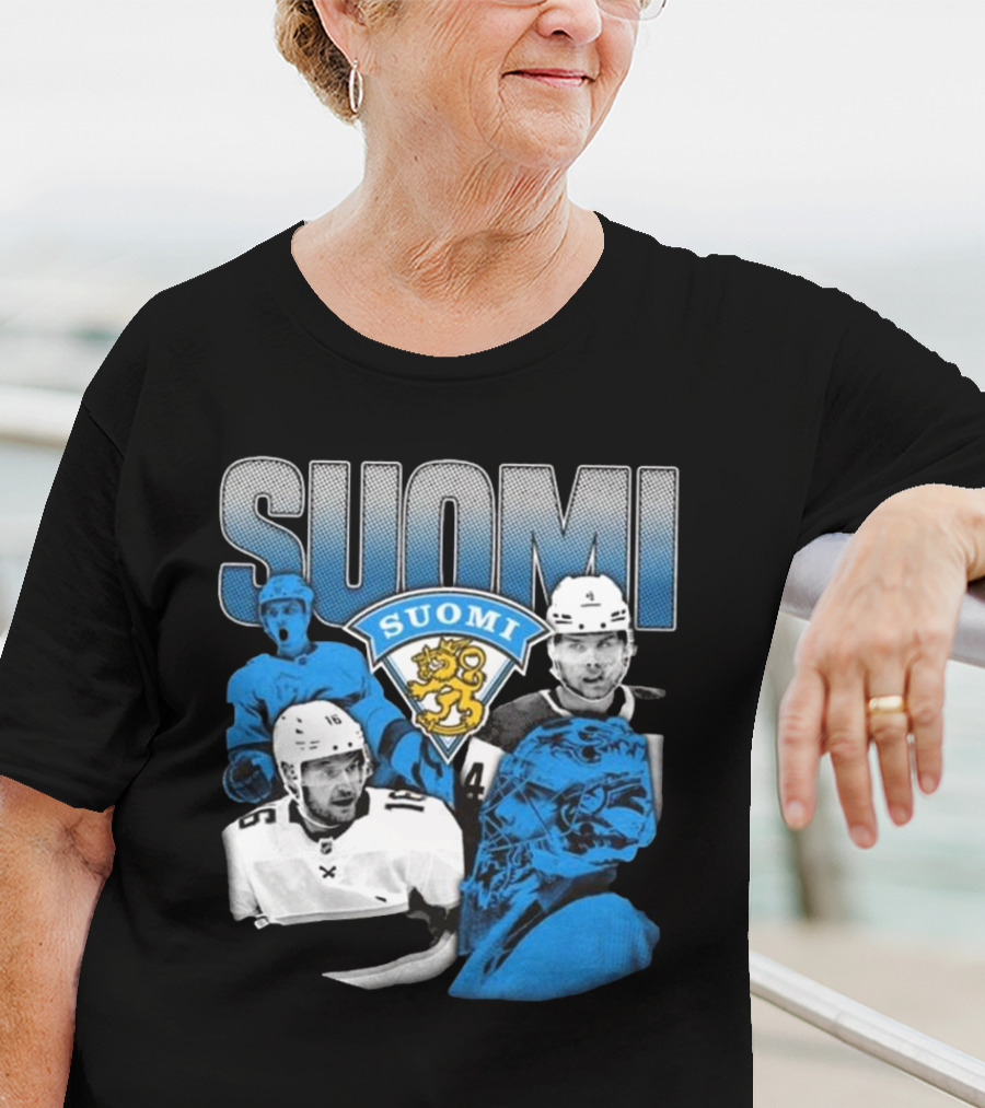 Suomi 4 Nations Team Finland Ice Hockey Players T-Shirt