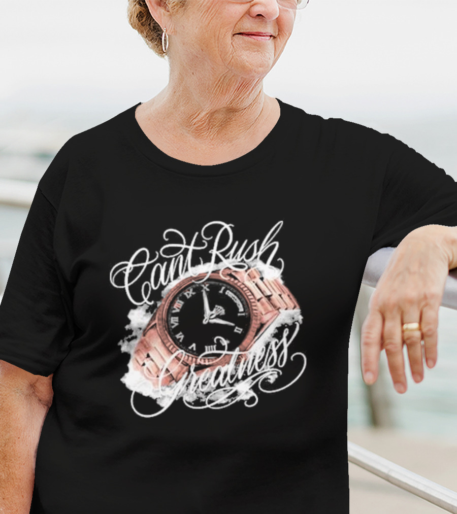 Syna X Crg Can’t Rush Greatness Rose Gold Timepiece T-Shirt