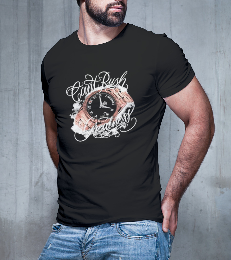 Syna X Crg Can’t Rush Greatness Rose Gold Timepiece T-Shirt