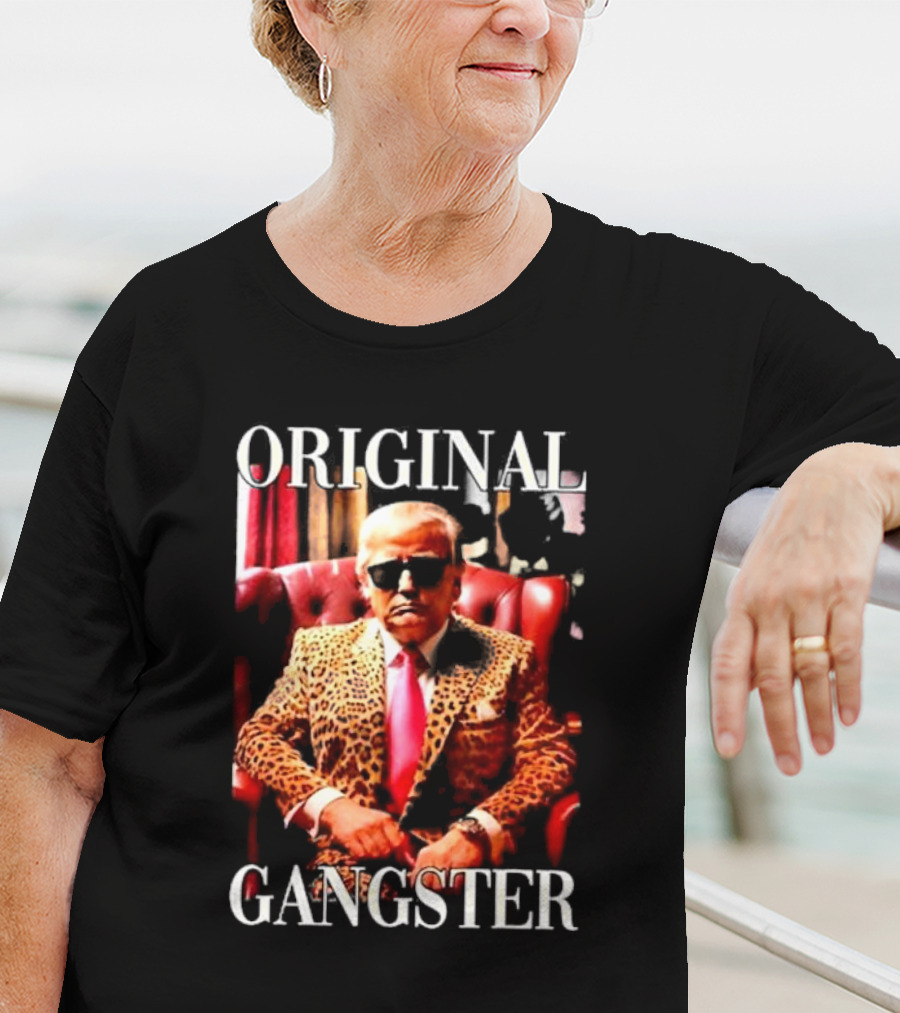 Tammie McDonald Original Gangster Leopard Suit And Sunglasses T-Shirt