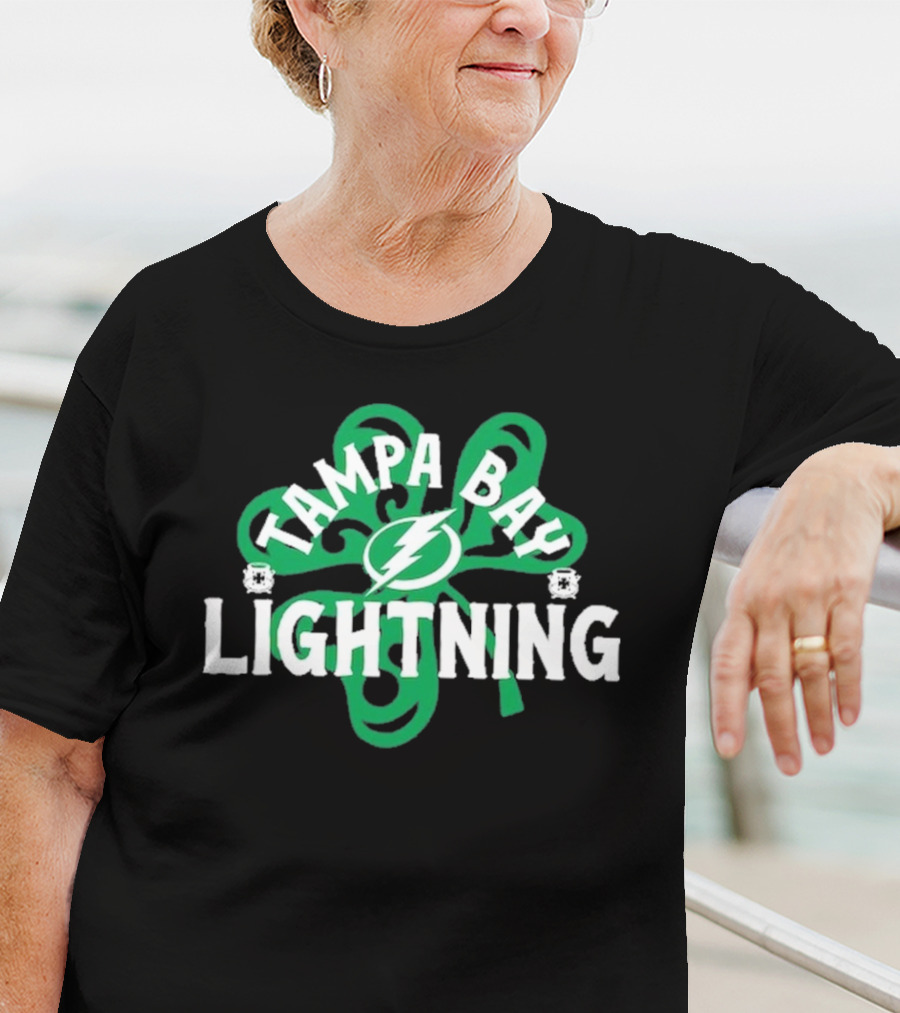Tampa Bay Lightning St. Patrick’s Day Shamrock T-Shirt
