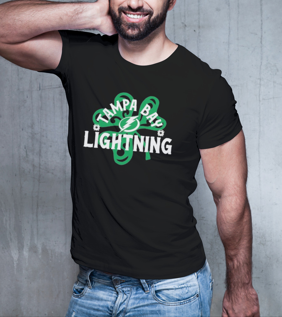 Tampa Bay Lightning St. Patrick’s Day Shamrock T-Shirt