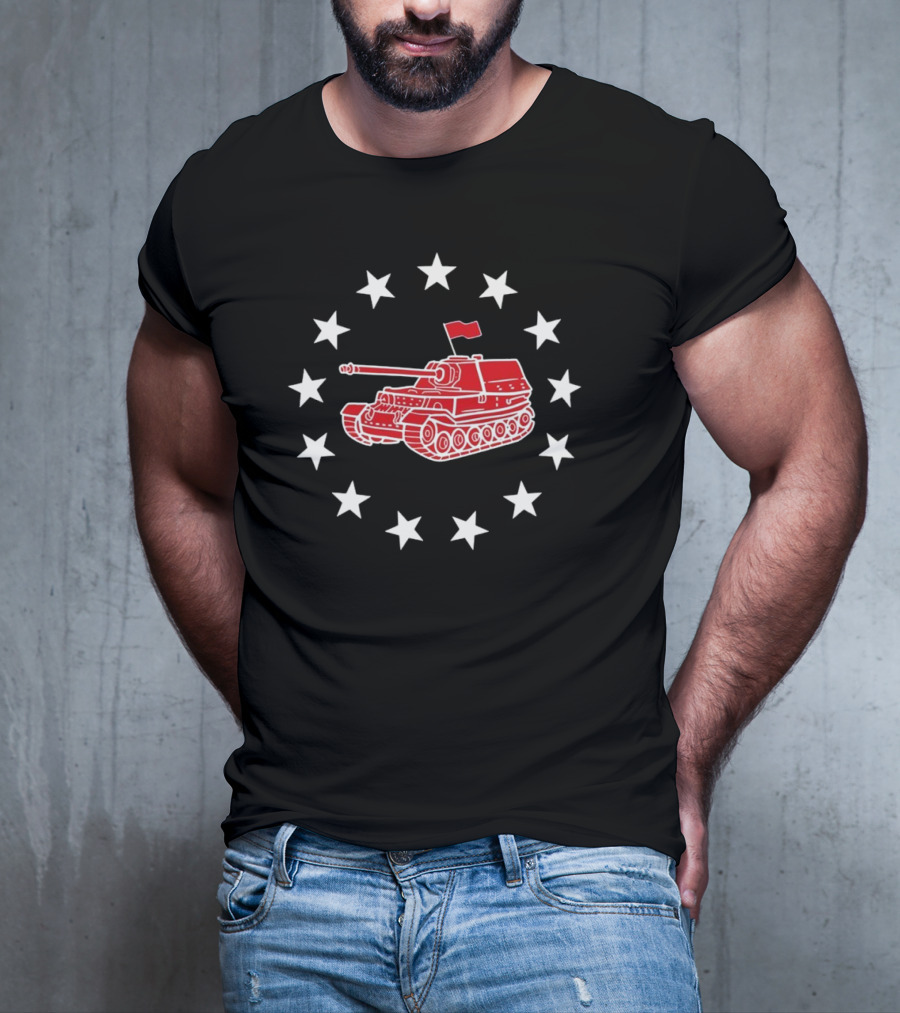 Tank For Flagg 2025 Red Tank And Stars T-Shirt
