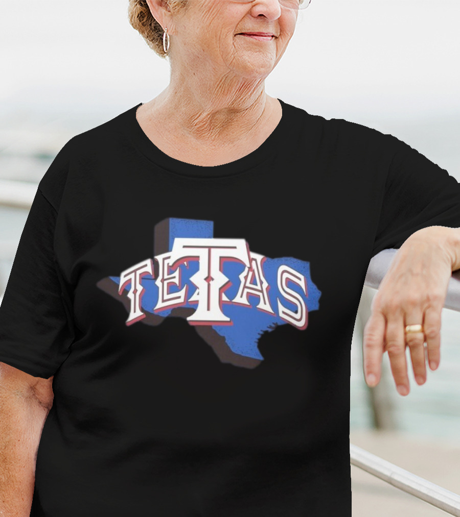 Texas Not Tetas Humor Texas Pride Map Design T-Shirt