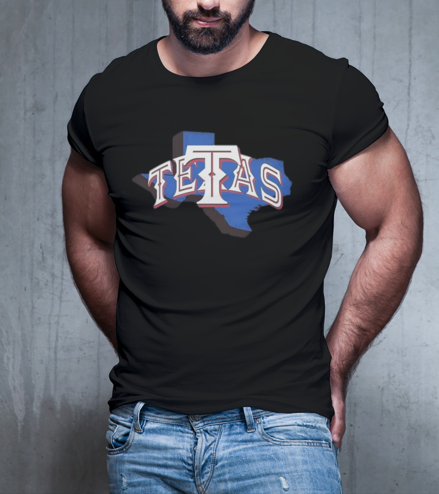 Texas Not Tetas Humor Texas Pride Map Design T-Shirt