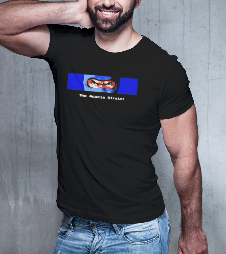 The Acacia Strain Ninja Eyes Blue Artwork T-Shirt