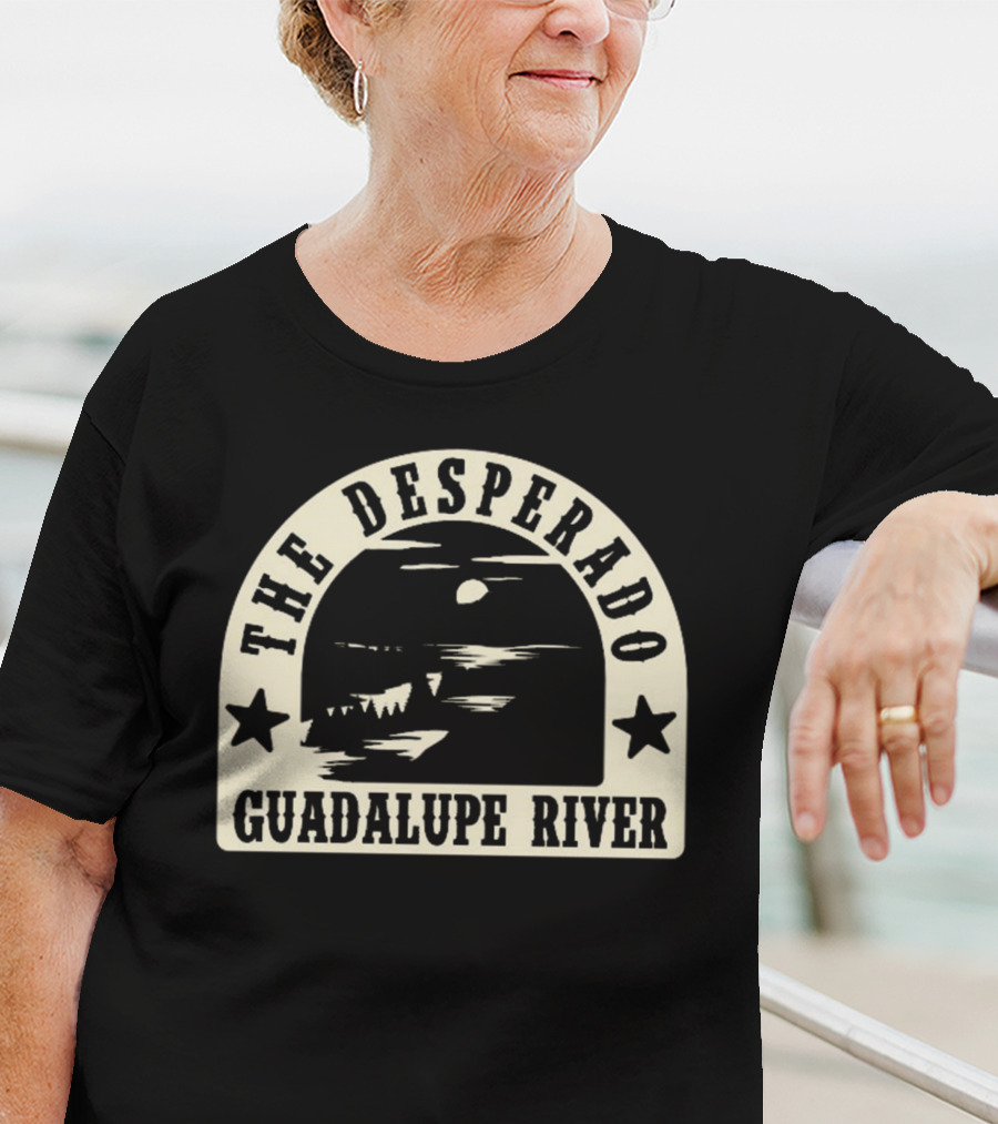 The Desperado Guadalupe River Sunset Stars T-Shirt