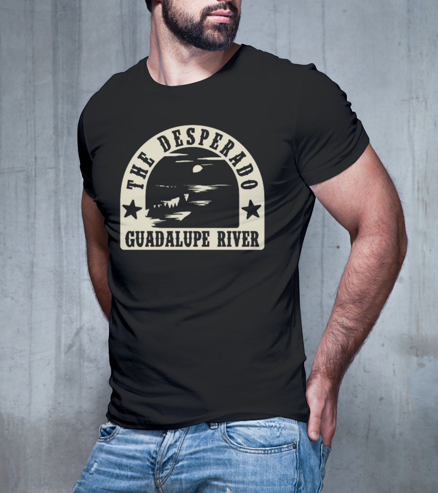 The Desperado Guadalupe River Sunset Stars T-Shirt