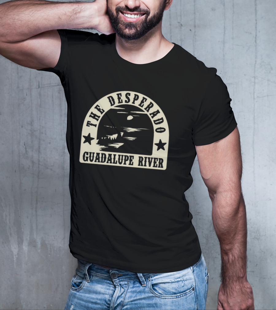 The Desperado Guadalupe River Sunset Stars T-Shirt