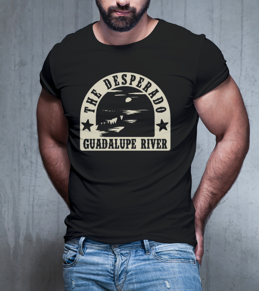 The Desperado Guadalupe River Sunset Stars T-Shirt