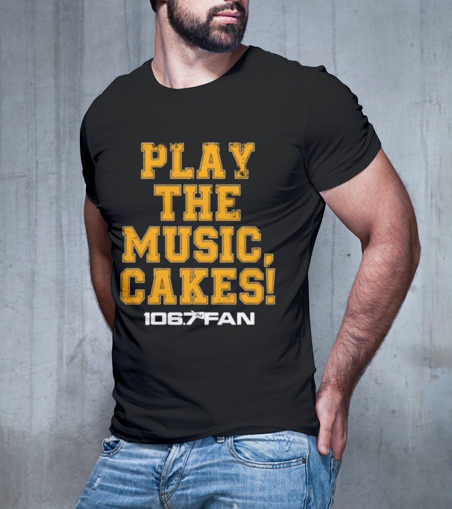 106.7 The Fan Play The Music Cakes The Junkies T-Shirt