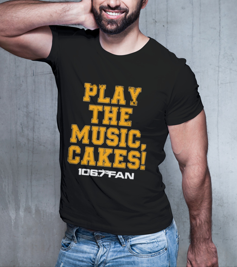 106.7 The Fan Play The Music Cakes The Junkies T-Shirt